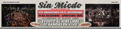 Sin Miedo "La Fiesta" - 4to. Aniversario