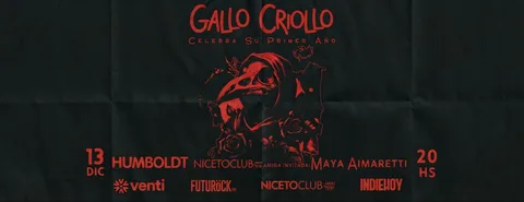 Gallo Criollo celebra su 1er año en Humboldt | Niceto Club