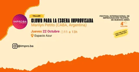 Taller: Clown para la escena improvisada