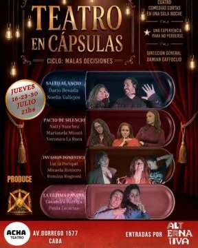 Teatro en cápsulas - Malas decisiones