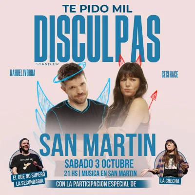 Te Pido Mil Disculpas Stand Up - San Martín
