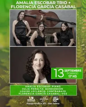 Amalia Escobar Trio + Florencia Garcia Casabal