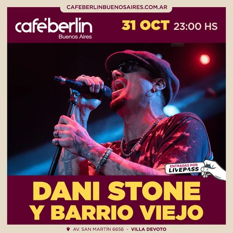 Dani Stone & Barrio Viejo en Cafe Berlin