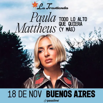Paula Mattheus – Buenos Aires – La Trastienda