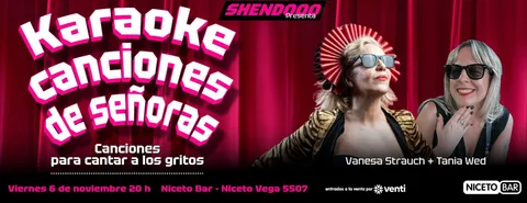Karaoke canciones de señoras en Niceto Bar