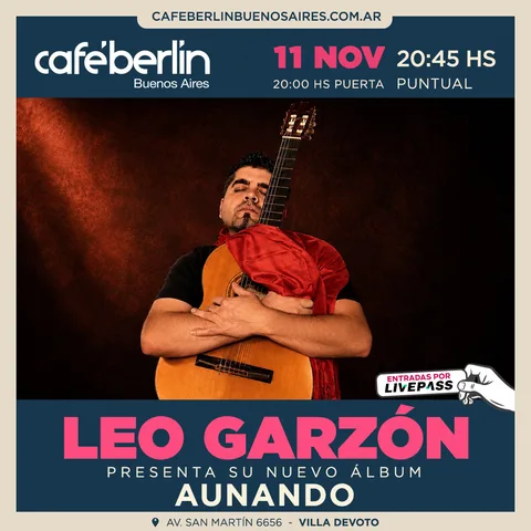Leo Garzon en Cafe Berlin