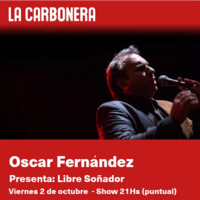 Oscar Fernández presenta Libre Soñador