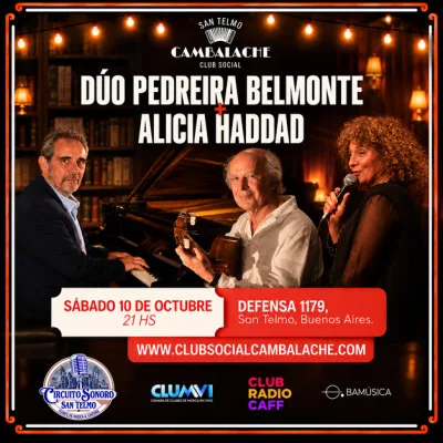 DÚO PEDREIRA BELMONTE + ALICIA HADDAD