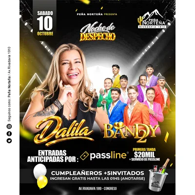 10 de octubre Noche de Despecho