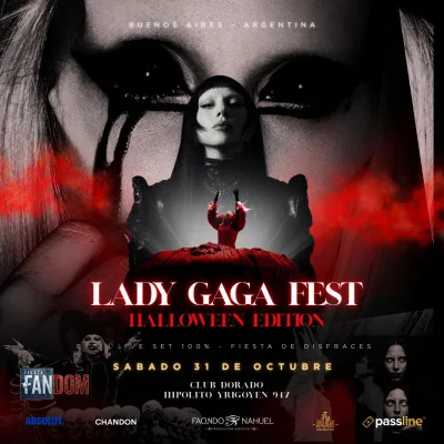: LADY GAGA FEST - HALLOWEEN! Fiesta de disfraces by fiesta fandom...