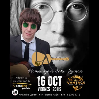 HOMENAJE A JOHN LENNON por Damian Amante