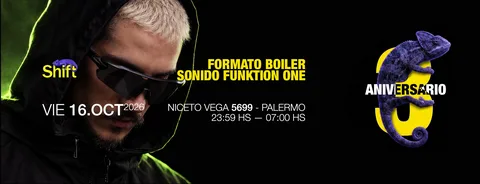 Shift Aniversario - Invitado Internacional - Formato Boiler