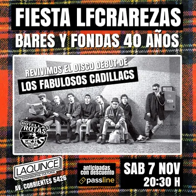 Fiesta LFCRarezas - Los Fabulosos Cadillacs