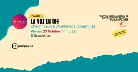 Taller: La voz en off