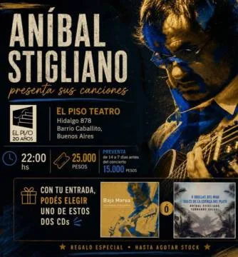 Aníbal Stigliano presenta sus canciones
