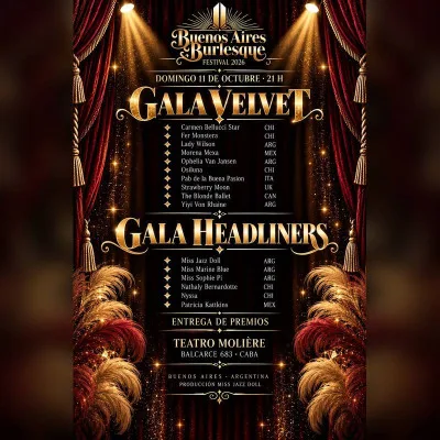 Buenos Aires Burlesque Festival ~ Gala Velvet