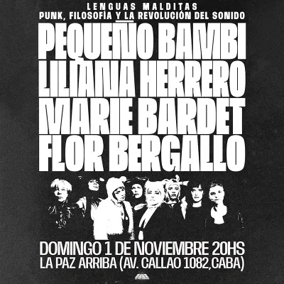 LENGUAS MALDITAS-Punk, Filosfia y La Revoluciojn del Sonido. Con PEQUENO BA...