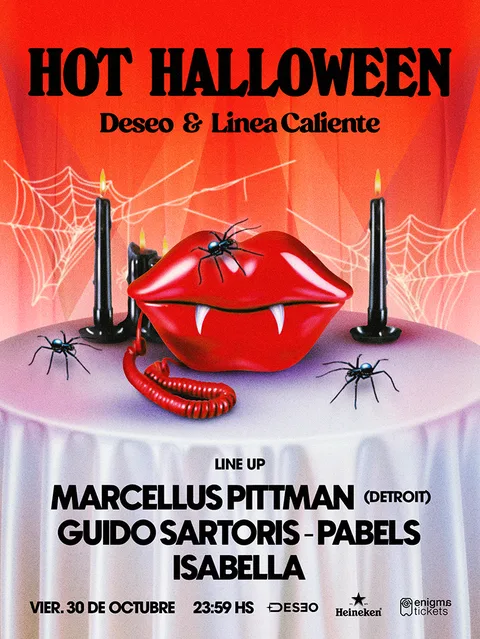 0800-LINEA-CALIENTE & DESEO pres. Halloween with Marcellus Pittman