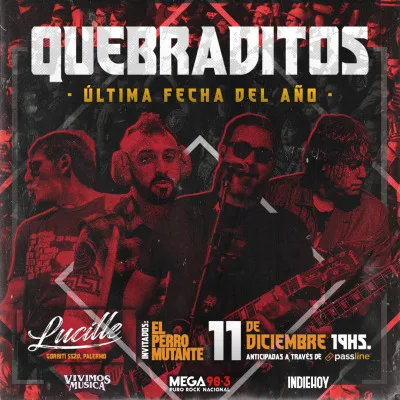 QUEBRADITOS CIERRA EL AÑO EN LUCILLE