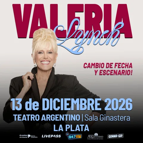 Valeria Lynch en la Sala Ginastera - Teatro Argentino LP