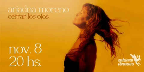 Ariadna Moreno presenta Cerrar los Ojos