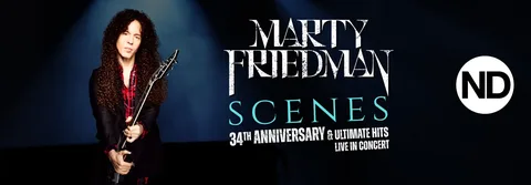 MARTY FRIEDMAN - 34 ANIVERSARIO DE SCENES