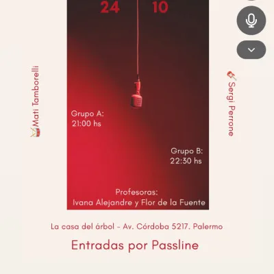 ✨MUESTRA DE CANTO - TURNO A - 21HS