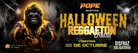 POPE HALLOWEEN–  REGGAETON RETRO 2000 | VIERNES