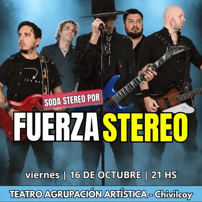 Soda Stereo por Fuerza Stereo en Chivilcoy