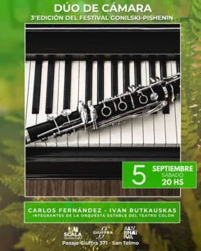 3°Edición del Festival Gonilski-Pishenin Carlos Fernández - Ivan Rutkauskas