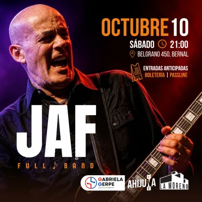 JAF - Full Band - Teatro La Moreno, Bernal