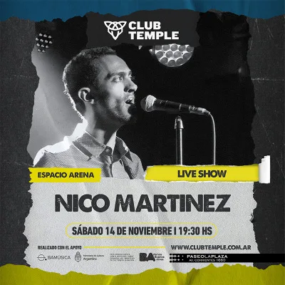 NICO MARTINEZ - LIVE SHOW!