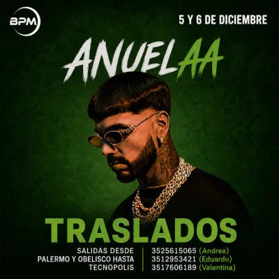 TRASLADO ANUEL EN TECNOPOLIS