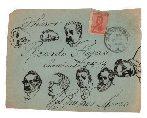 Enigmático rostro. Dibujos, bocetos y grafícas en los papeles de Ricardo Rojas