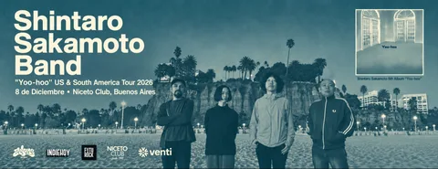 Shintaro Sakamoto en Niceto Club (+18 años)