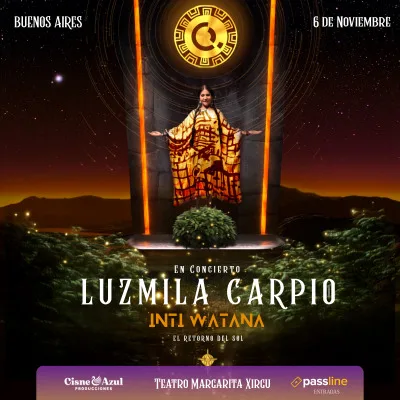Luzmila Carpio en Buenos Aires 2026