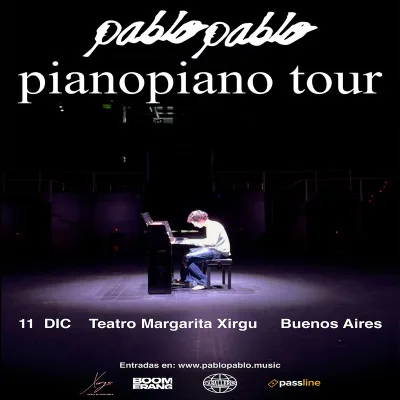 Pablopablo presenta ¨Pianopiano Tour¨