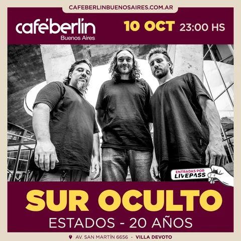 Sur Oculto en Cafe Berlin