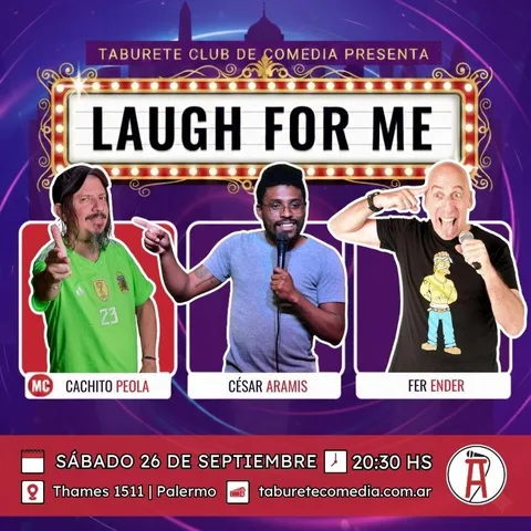 Laugh For Me - Stand Up en Palermo