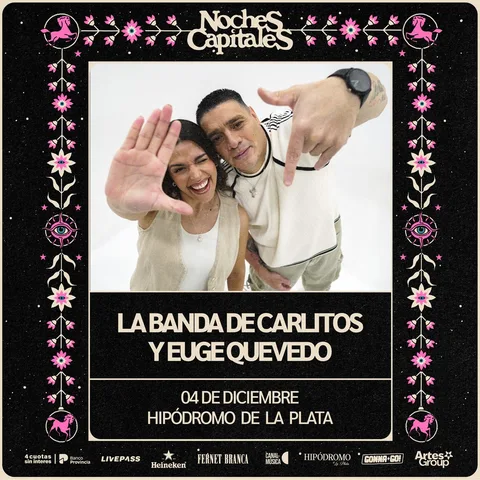 LA BANDA DE CARLITOS Y EUGE QUEVEDO en el Hipodromo de La Plata