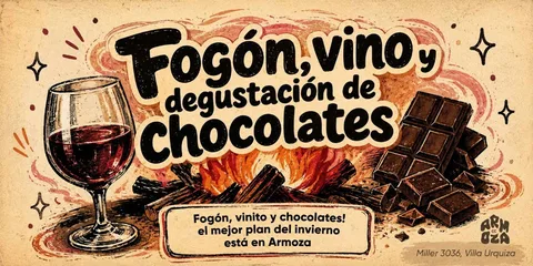 FOGÓN, VINO Y CHOCOLATE