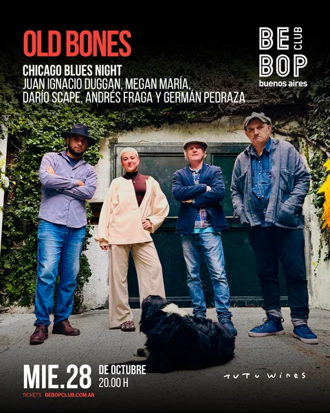 Old Bones | Chicago Blues Night | Juan Ignacio Duggan, Megan María, Darío Scape, Andrés Fraga y Germán Pedraza