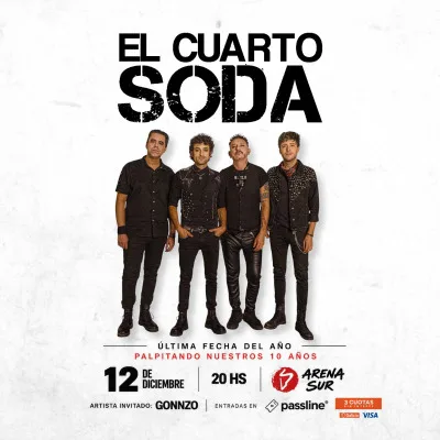 EL CUARTO SODA – ÚLTIMA FECHA DEL AÑO