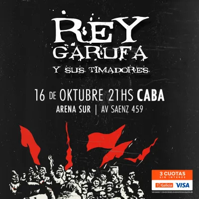 REY GARUFA EN ARENA SUR POMPEYA!