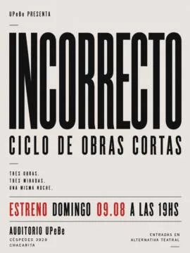 Incorrecto ciclo de obras cortas