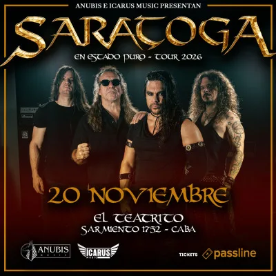 SARATOGA  - EN ESTADO PURO TOUR 2026