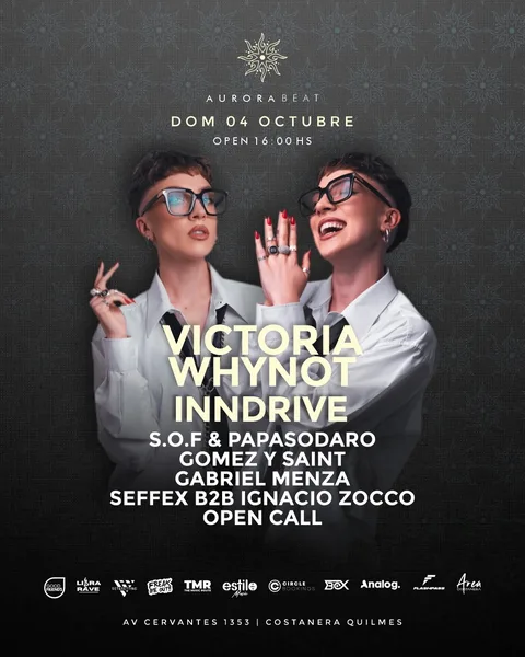 VICTORIA WHYNOT, Inndrive - Aurora Aniversario, Quilmes
