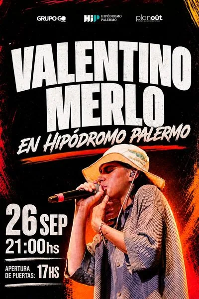 VALENTINO MERLO LLEGA A HIPÓDROMO PALERMO