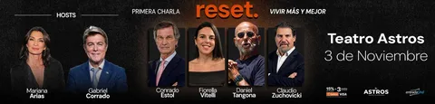 Primera charla RESET: VIVIR MÁS Y MEJOR