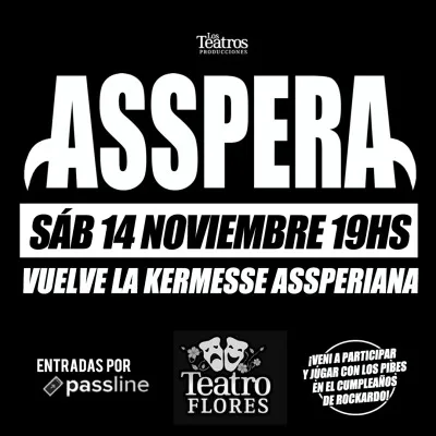 ASSPERA - Vuelve la kermesse Assperiana - 14 de Noviembre de 2026...